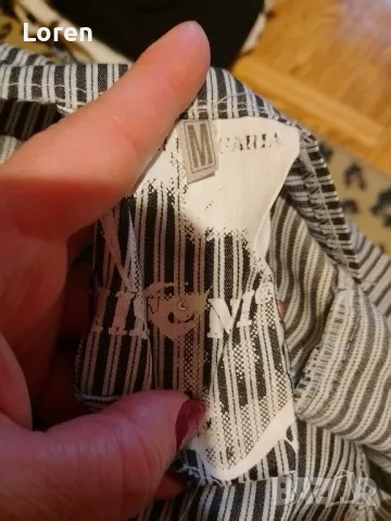 Секси потниче с гол гръб на раета черно и бяло, снимка 6 - Потници - 49531510