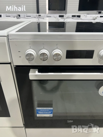 Печка BEKO – Керамичен плот – Електрическа фурна – Отлично състояние, снимка 2 - Печки, фурни - 55896864