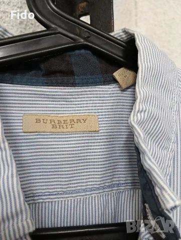 Burberry Brit Мъжка риза М, снимка 3 - Ризи - 55965747