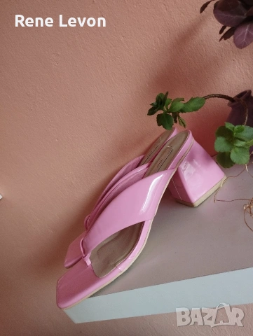 Розови чехли , снимка 2 - Чехли - 54163248