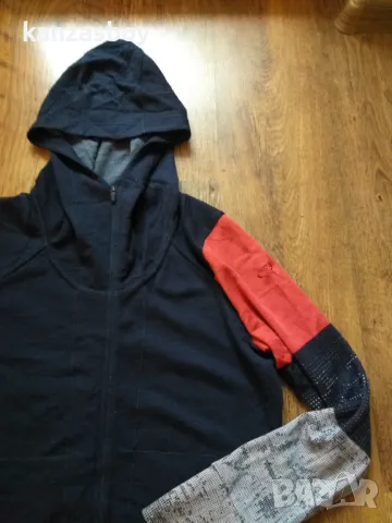 icebreaker Long Sleeve Zip Jacket - дамско мерино горнище ХЛ КАТО НОВО, снимка 3 - Спортни екипи - 48071675