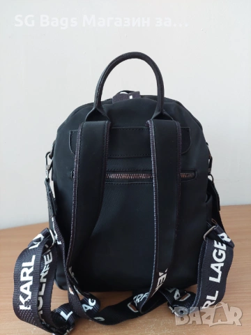 Karl lagerfeld дамска чанта тип раница дамска раница дамска раничка код 221, снимка 13 - Раници - 43958148