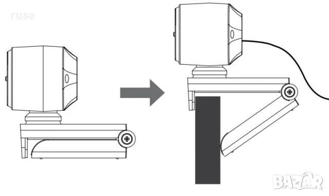 НОВИ! Уеб Камера CANYON CNE-HWC2 петслоен обектив HD1280-720p с вграден микрофон , снимка 6 - Камери - 39064387