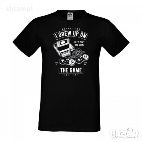 Мъжка тениска Grew Up On The Game,Игра,геймър,Изненада,Подарък,Празник , снимка 9 - Тениски - 36812347