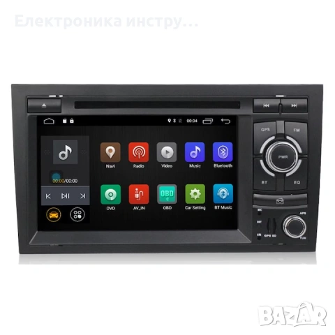 7″ Android мултимедия за Audi A4 / S4 / RS4 (2002–2008) | Навигация | Бутони вдясно, снимка 3 - Аксесоари и консумативи - 53943430