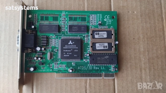 Видео карта Alliance ProMotion AT25/AT3D 2MB PCI