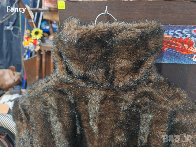 Дамско кожено палто изкуствен косъм, снимка 10 - Палта, манта - 53166248