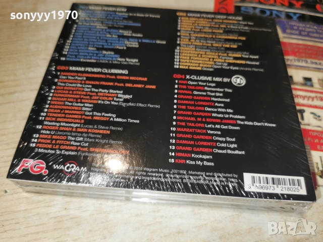 MIAMI FEVER 4CD-ВНОС FRANCE-4 ДИСКА ЗА 45ЛВ КОЛЕДНО 1912250810, снимка 2 - CD дискове - 52844324