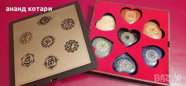 Комплект чакра камъни