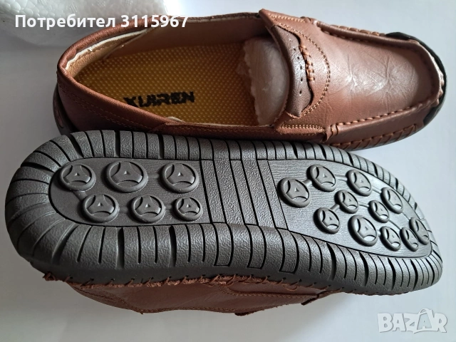 Леки мъжки мокасини, снимка 3 - Мокасини - 54165385