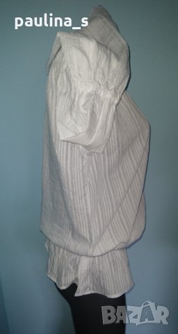 Шармантна  туника тип блуза по модел на Burda в Армани стайл, снимка 3 - Туники - 29114940