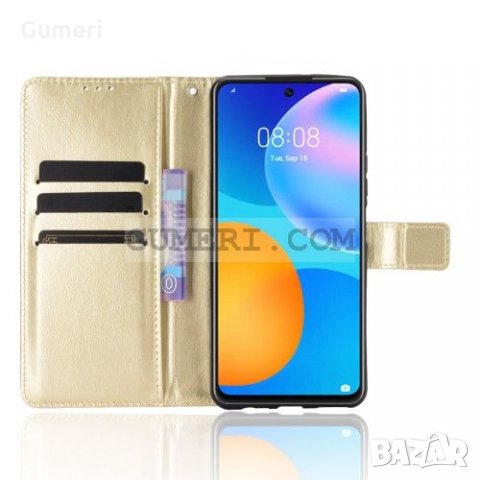 Huawei P smart 2021 калъф тип тефтер , снимка 12 - Калъфи, кейсове - 30995617
