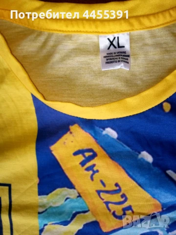 Тениска самолет Ан-225. Украина 2022, снимка 2 - Тениски - 51250507