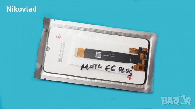 Оригинален дисплей Motorola Moto E6 Plus, E6 Play, снимка 3 - Резервни части за телефони - 37463607