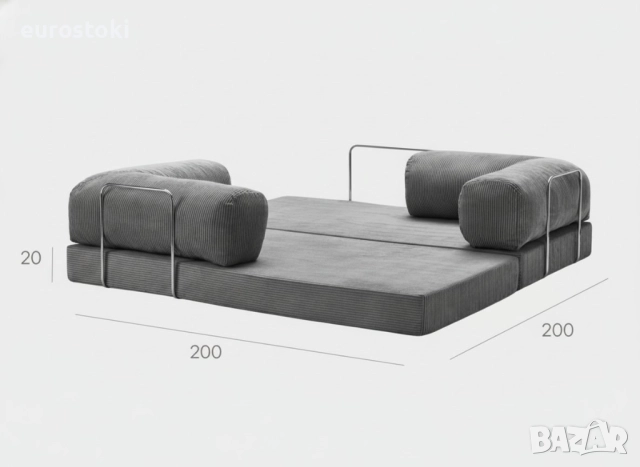 Компресиран, ортопедичен диван Forest tales, размер 2000х1000х700 мм, снимка 18 - Дивани и мека мебел - 52922713