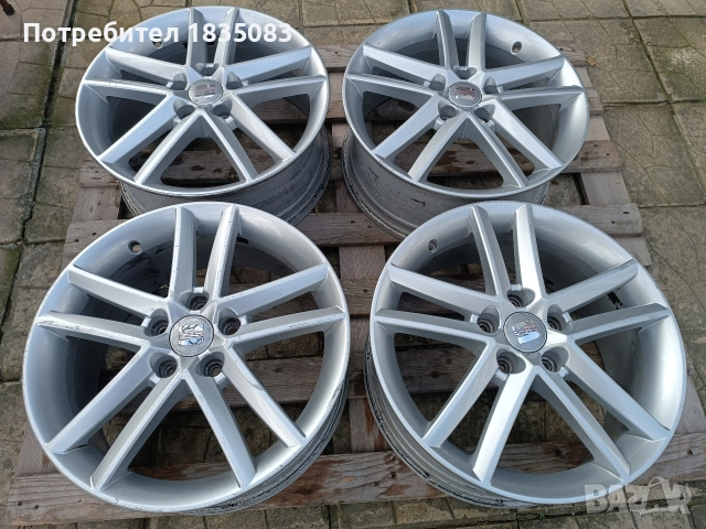 Лети джанти 17ки 5х112 Seat, снимка 2 - Гуми и джанти - 52821862