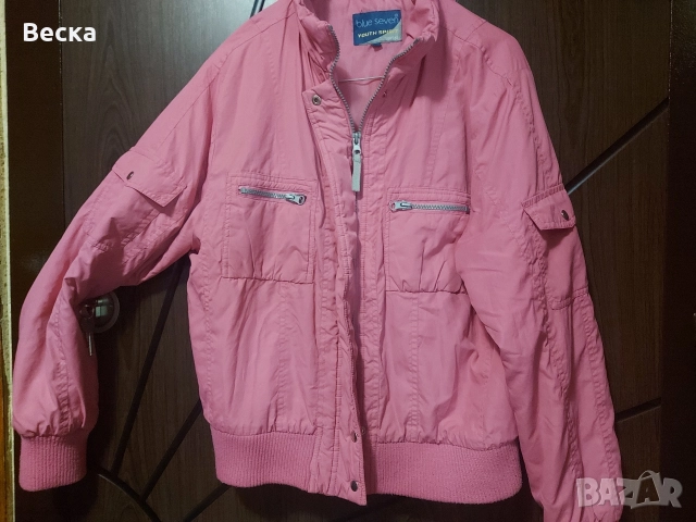 Продавам дамско пролетно яке в свеж розов цвят – леко, удобно, снимка 2 - Якета - 52953211