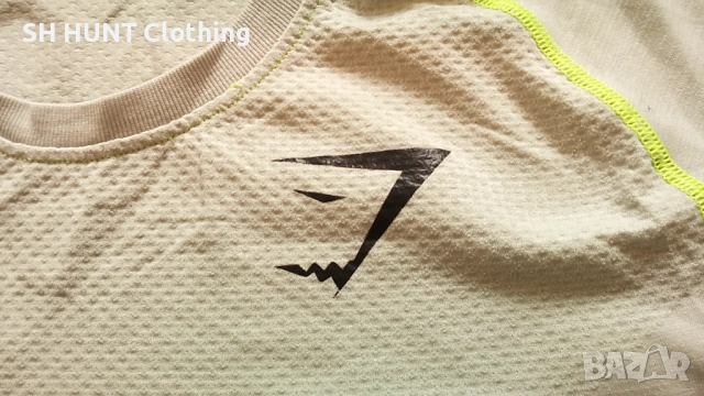 GYMSHARK T-Shirt Размер XL фитнес тренировъчна еластична тениска 36-51, снимка 4 - Тениски - 52794151