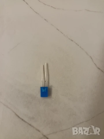 Светодиоди правоъгълни 100 броя, 5 цвята 2x5x7мм, цветни светодиоди, правоъгълни светодиоди, снимка 2 - Друга електроника - 51001539