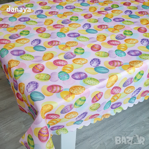 1373 Текстилна великденска покривка за маса, снимка 8 - Декорация за дома - 27964615