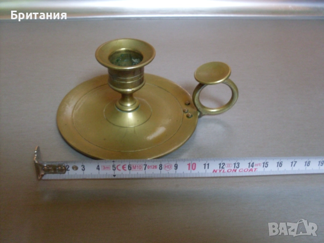 Бронзов свещник., снимка 8 - Антикварни и старинни предмети - 52921547