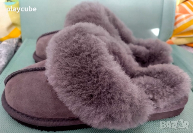 Детски домашни чехли - Естествена кожа - N33, снимка 3 - Чехли - 52150145