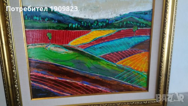 Голяма маслена картина, снимка 3 - Картини - 40270623