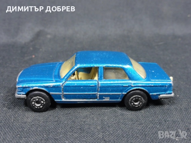 СТАРА РЕТРО МЕТАЛНА КОЛИЧКА MATCHBOX ENGLAND MERCEDES-BENZ 450 SEL, снимка 2 - Колекции - 52977179