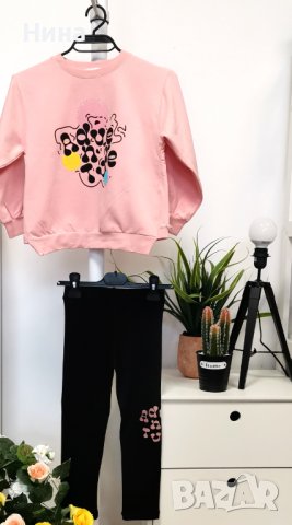 Екип лека вата NK в розово, снимка 2 - Детски комплекти - 39490189