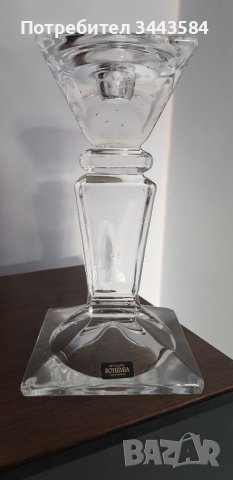 Свещник кристален , снимка 3 - Декорация за дома - 37690912