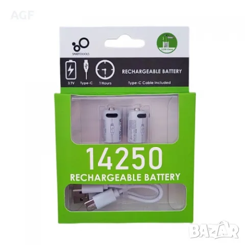 3.7v 14250 USB Li-Ion Акумулаторна Батерия Акумулаторни Батерии