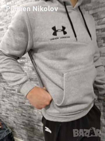 ПАМУЧЕН СИВ СУИТШЪРТ , снимка 5 - Спортни дрехи, екипи - 38093415