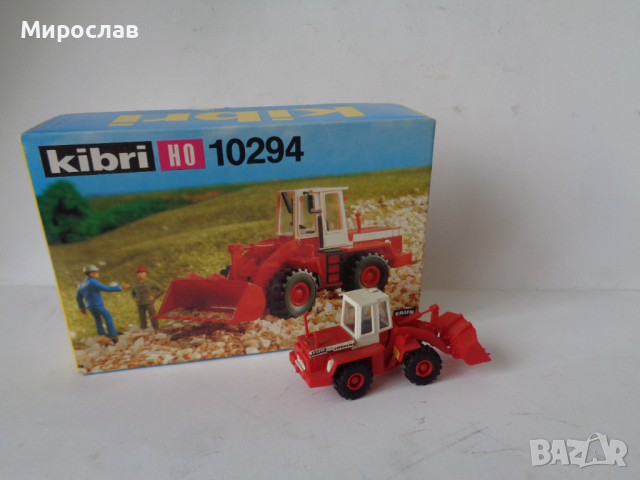KIBRI H0 1/87 БАГЕР ФАДРОМА СТРОИТЕЛНА ТЕХНИКА МОДЕЛ ИГРАЧКА , снимка 5 - Колекции - 44583746