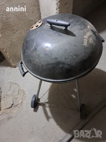 кръгъл грил със капак  голям, снимка 3 - Барбекюта - 50235737