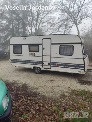 Продавам каравана Bürstner 485 TN LUX – 4 местна, регистрирана, с форселт