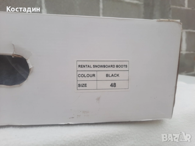 Сноуборд ботуши нови  номер 48   , снимка 11 - Зимни спортове - 52588970