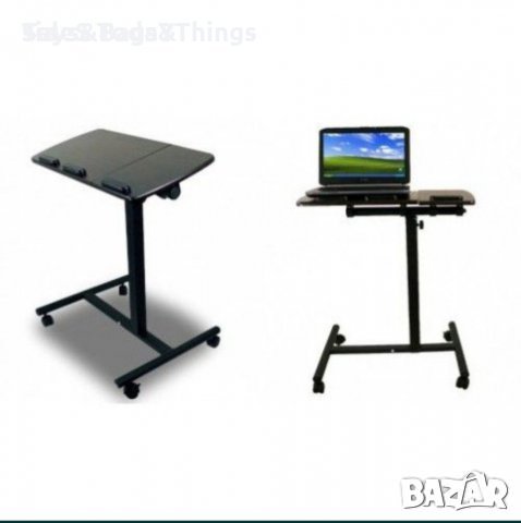 Маса за лаптоп 90/60/40см, височина от 70 до 90см, снимка 4 - Лаптоп аксесоари - 31181337