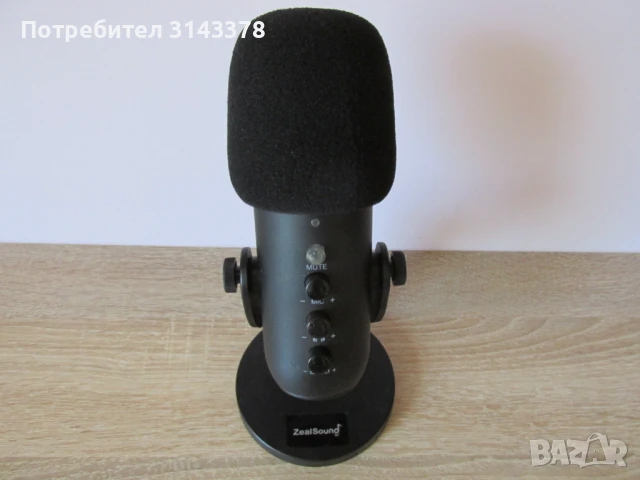 USB микрофон Zeal Sound, снимка 5 - Микрофони - 51041183