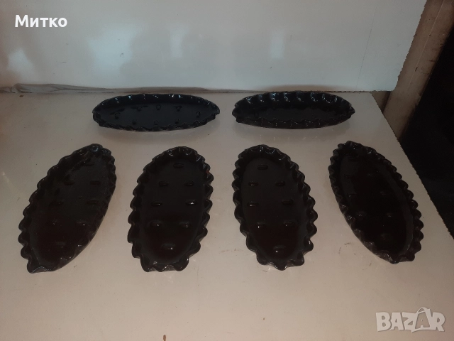 Битови керамични чиний тип малки плата за ордьоври или разядки , снимка 2 - Чинии - 52868180