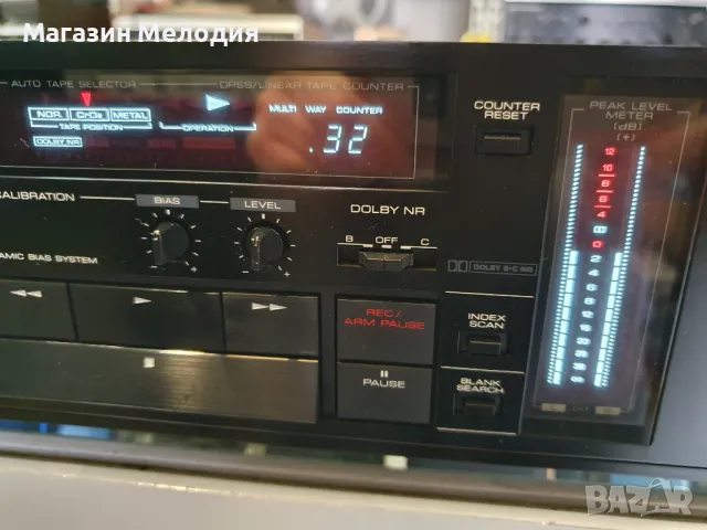 Касетен дек Kenwood -880 D В отлично техническо и визуално състояние., снимка 8 - Декове - 49313103