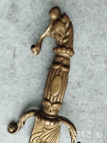 бронзова кама за декорация, снимка 2 - Антикварни и старинни предмети - 48479549