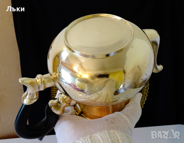 Кана,чайник бронз 1 кг. , снимка 8 - Антикварни и старинни предмети - 36470585