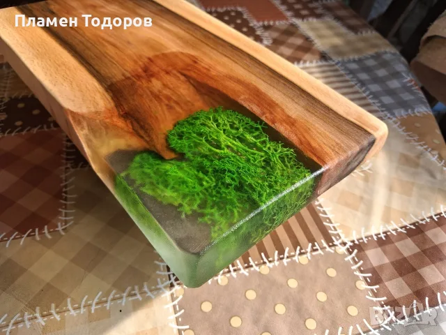 Ръчно изработени дървени дъски с епоксидна смола, снимка 6 - Ръчно изработени сувенири - 56067133