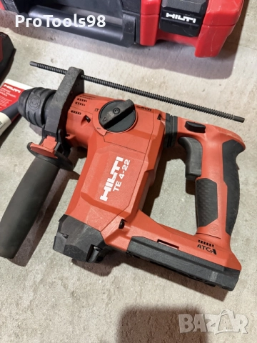 Hilti TE 4-22 Nuron перфоратор 2x4Ah, снимка 4 - Перфоратори - 56544439