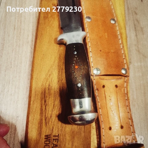 Ловен нож ръчна изработка от Едно време!, снимка 9 - Ножове - 50911030