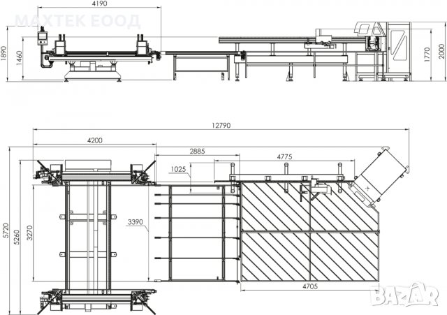 Четириглава залепваща и CNC зачистваща линия OZGENC TURBOWELD 400, снимка 4 - Циркуляри - 30518797
