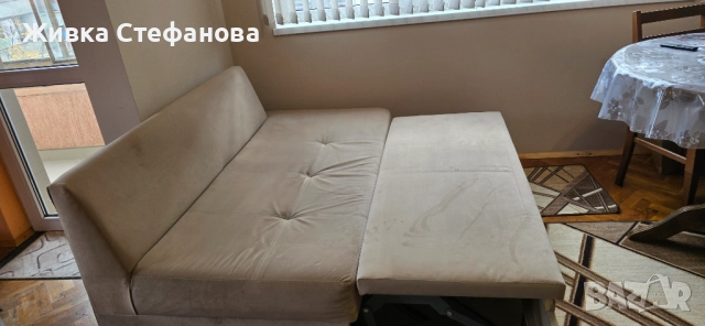 Разтегателен диван с механизъм , снимка 4 - Дивани и мека мебел - 52631337