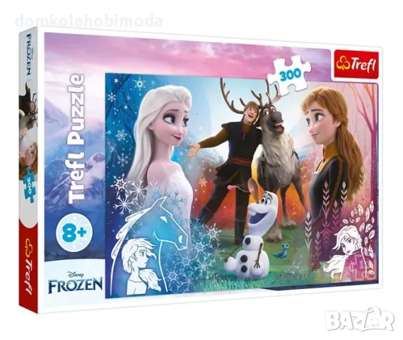  Пъзел с Ана и Елза FrozenTrefl, 300 части 60х40 сантиметра 
