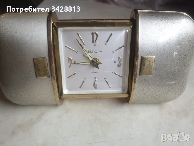 Стар немски часовник Europa , снимка 1 - Антикварни и старинни предмети - 40060865