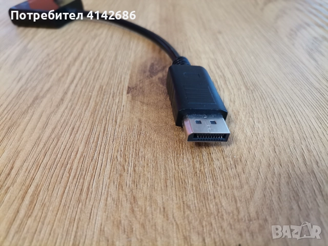 Адаптер DisplayPort - HDMI, снимка 2 - Кабели и адаптери - 52421325